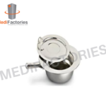 BED PAN SEAMLESS ROUND WITH COVER STAINLESS STEEL (MFTI-30)