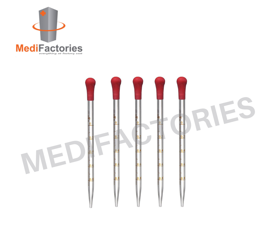 GRADUATED GLASS WITH TAPER OUTLET (1.4 ML X 0.2 ML) (MFRB-40)