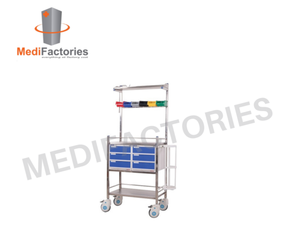 EMERGENCY CRASH CART, PREMIUM (MFHC-32) - Medifactories