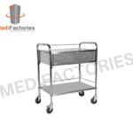 MEDICINE TROLLEY WITHDRAWERS, S.S. (MFHC-4)